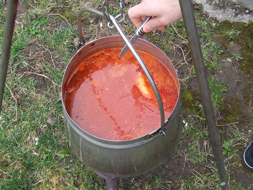 Hungarian fisherman stew