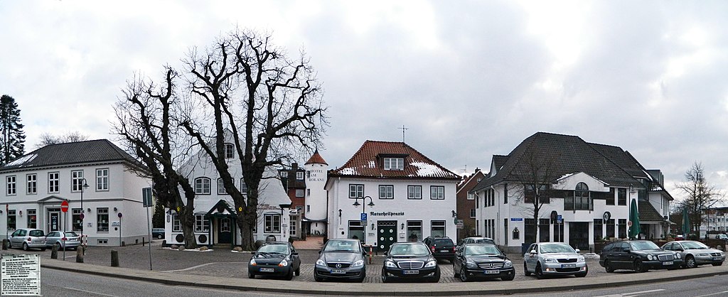 Winter scene in Wedel.