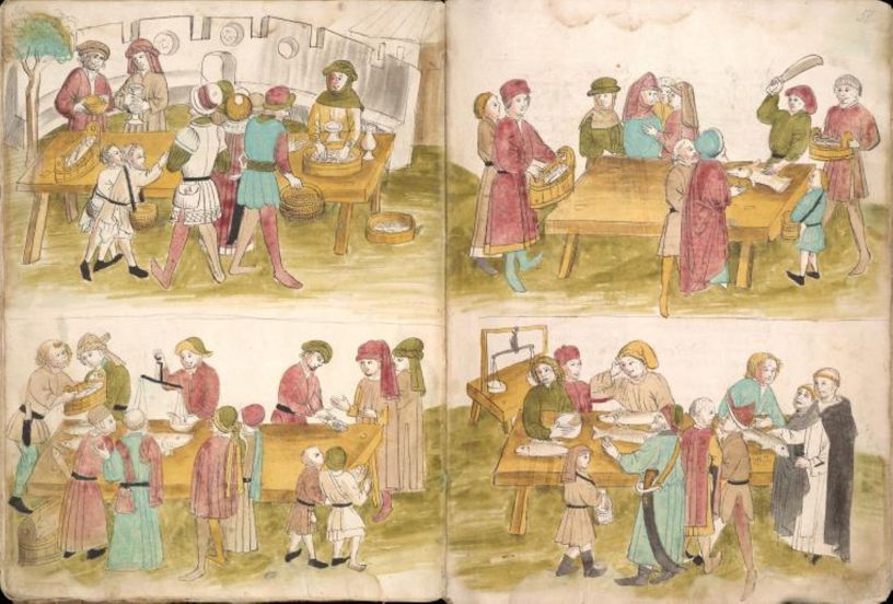 Fish market illumination