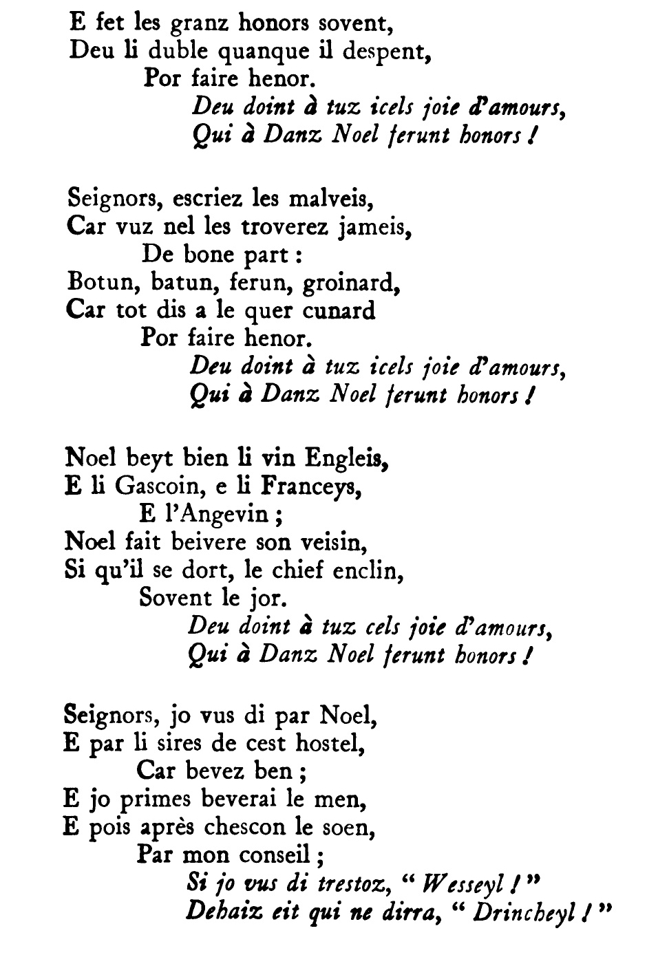 Lordings listen to our lay norman french