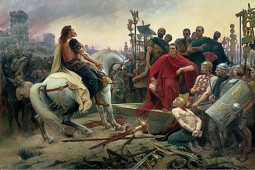 Vercingetorix in a painting from 1899