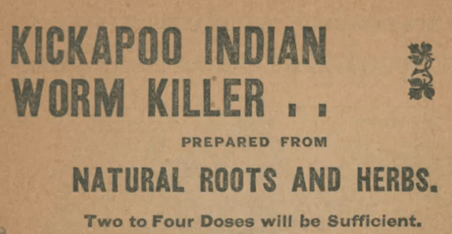 Kickapoo Indian Worm Killer