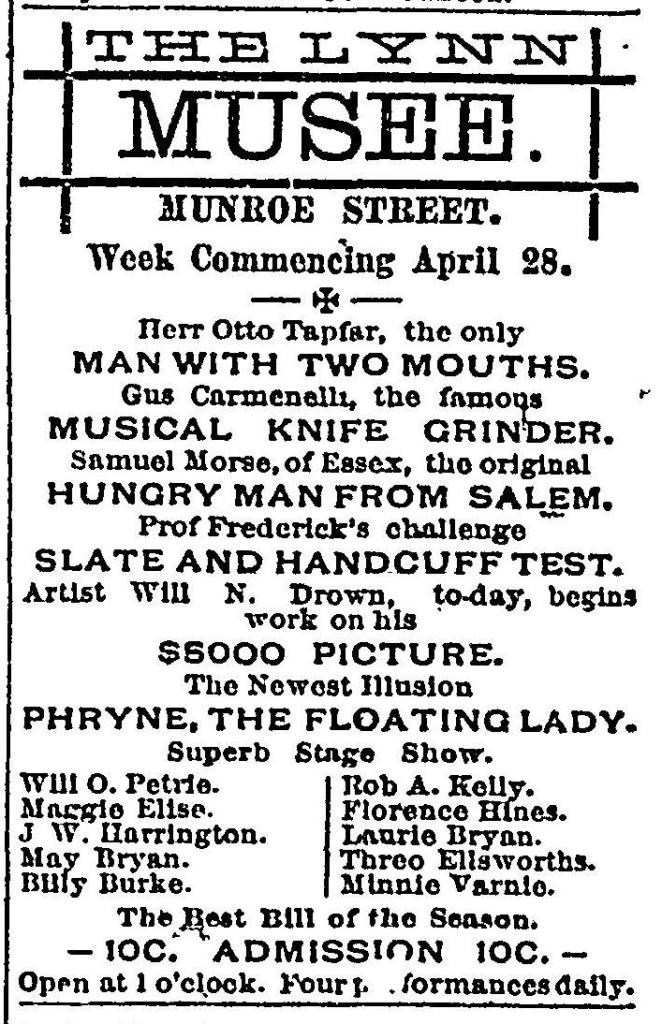 Hungry Man Lynn April 29 1890
