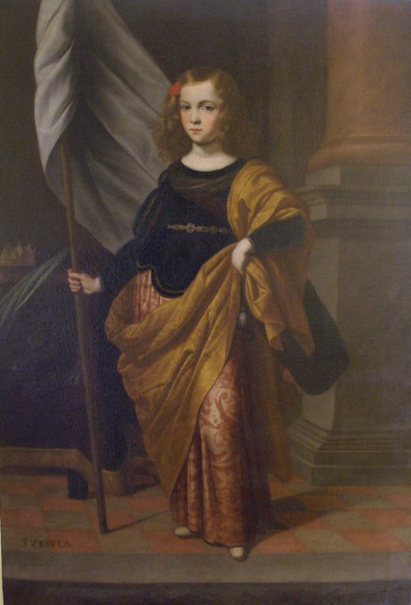 Mariana of Austria as Saint Ursula