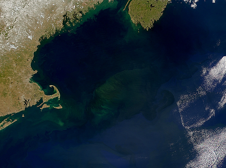 Georges Bank from space NASA