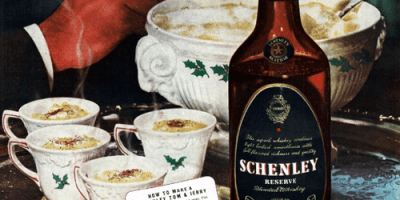 Tom and Jerry recipe whiskey ad